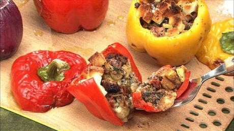 もこみち流　トルコ風パプリカと紫玉ねぎのオーブン焼き