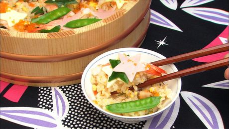 もこみち流　七夕の炊き込みちらし