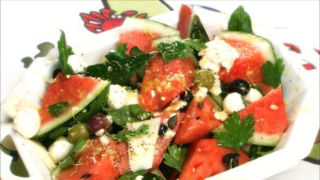 北海道編(5) すいかのサラダ