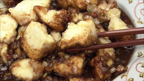 もこみち流　くずし揚げ豆腐