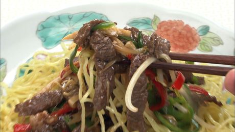 もこみち流　チンジャオロース麺