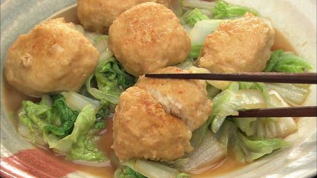 もこみち流　エビ団子と白菜の蒸し煮 〜バターしょうゆ風味〜