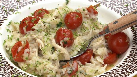 もこみち流　ライム風味のチキンリゾット