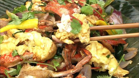 もこみち流　タイ風カニと卵の炒めもの