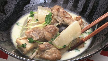 もこみち流　鶏肉と大根のクリーム煮