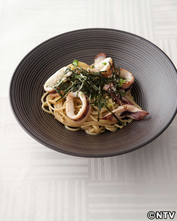 もこみち流 いかのバター焼きパスタ