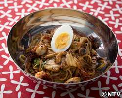 もこみち流 タコとキムチの韓国風パスタ