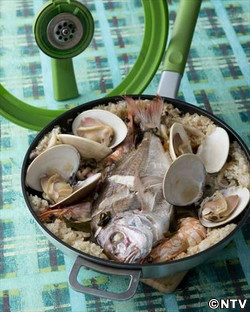 もこみち流 和風海鮮パエリア