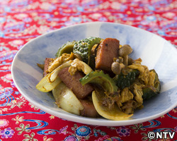 もこみち流 カレー風味のゴーヤチャンプルー