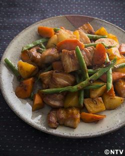 もこみち流 豚肉と野菜の甘辛みそ炒め