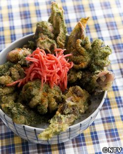 もこみち流 タコとちくわの揚げ丼