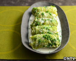 もこみち流 和風ロールキャベツのクリーム煮