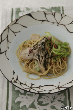 もこみち流 豚トロの和風ピリ辛パスタ