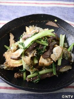 もこみち流 牛肉と小松菜の炒め物