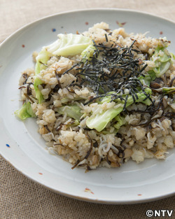 もこみち流 塩こんぶとシラスのチャーハン