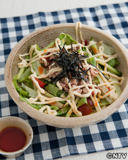 もこみち流 ~腹持ちのよい~ シンプルサラダうどん