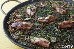 もこみち流 イカスミのパエリア