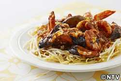 もこみち流 なすとエビチリソースの焼きそば