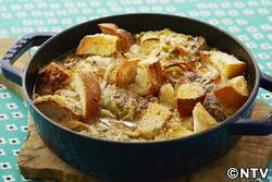 もこみち流 ロールキャベツのオニオングラタンスープ