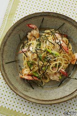 もこみち流 シラスとエビの和風パスタ