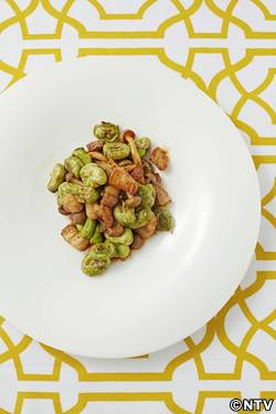 もこみち流 そら豆と豚肉の辛炒め