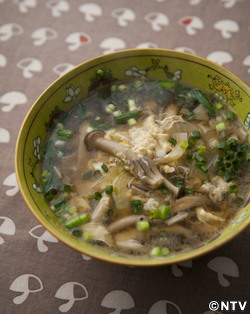 もこみち流 きのこの中華スープ
