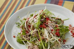 もこみち流 牛肉と香味野菜のサラダ