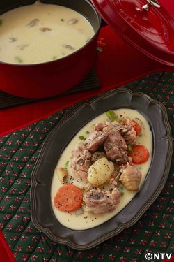 もこみち流 骨付き鶏もも肉のホワイトシチュー