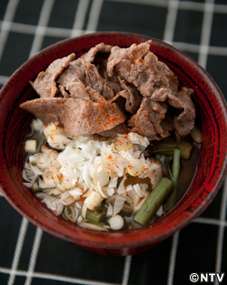 もこみち流 肉そば ~山菜とともに~