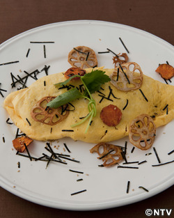 もこみち流 たけのこご飯の和風オムライス