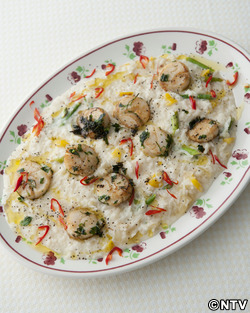 もこみち流 ほたてのクリームリゾット