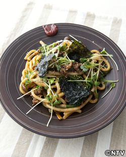 もこみち流 男のピリ辛焼きうどん