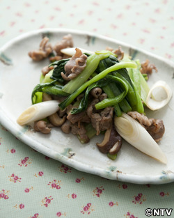 もこみち流 豚肉と小松菜の和風炒め