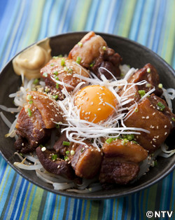 もこみち流 豚の角煮丼 ~圧力鍋で~