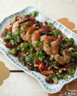 もこみち流 エビとカシューナッツ炒め