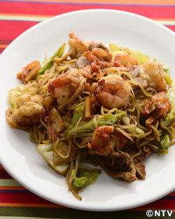 もこみち流 エビとキムチの焼きそば