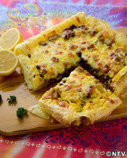 もこみち流 カレー風味のキッシュ