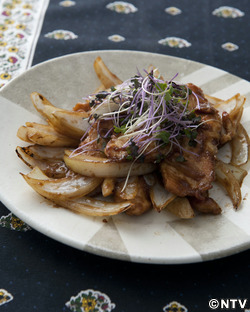 もこみち流 鶏肉と梅のしょうが焼き