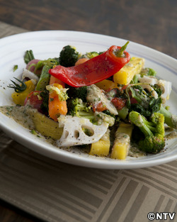 もこみち流 豆乳のバーニャカウダサラダ