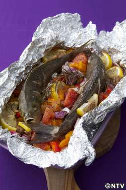 もこみち流 イサキのアルミホイル包み焼き