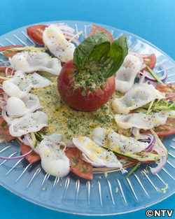 もこみち流 タコとトマトのカルパッチョ