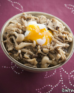 もこみち流 きのこもりだくさん丼