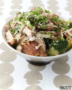 もこみち流 鮭マヨ丼