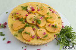 もこみち流 柿とさつまいものタルト